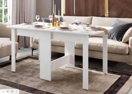 Стол-книжка Колибри 14 (01) Белый шпон