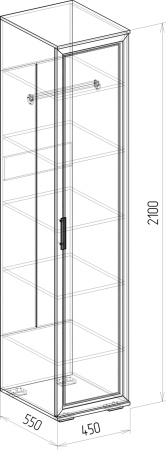 №7* Пенал комби 550