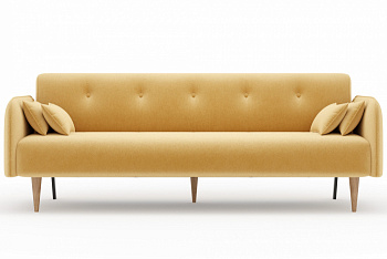 Бьерн Диван трёхместный (Горчичный, ткань UNI IDEA 1028)
