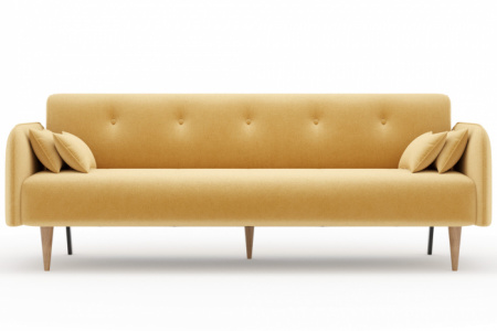 Бьерн Диван трёхместный (Горчичный, ткань UNI IDEA 1028)