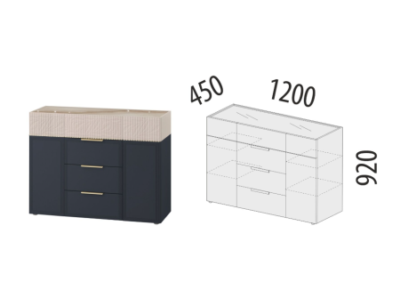 Тумба-комод Флоренция 905.23