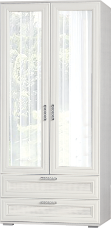 №24 Шкаф 2х с ящиками 550