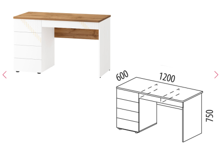 Стол письменный  Монако 903.24