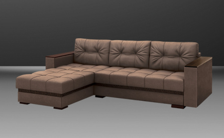 Диван-кровать угловой Серджио без приставки