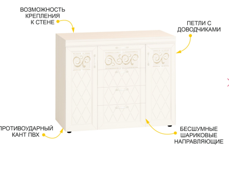 Тумба-комод Тиффани 93.20