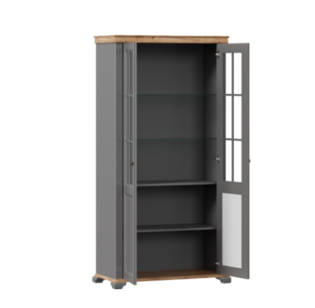 Амели Шкаф двухстворчатый со стеклом