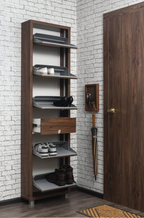 Обувница Люкс фасад ЛДСП Шкафы 5-ти секционные Плюс